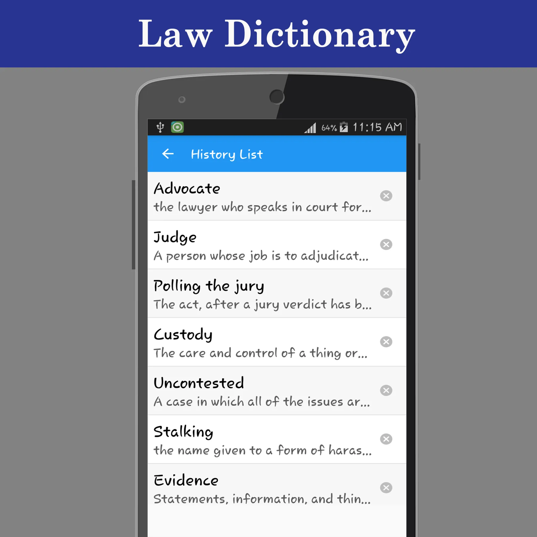 Law Dictionary | Indus Appstore | Screenshot