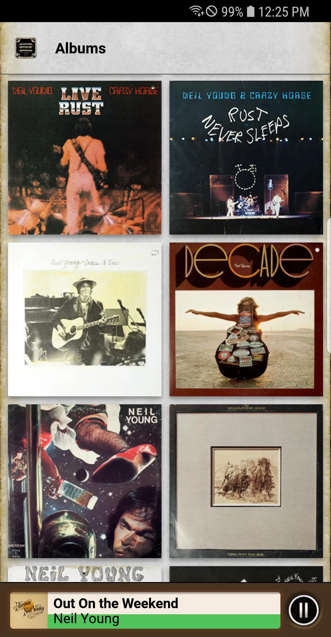 Neil Young Archives | Indus Appstore | Screenshot