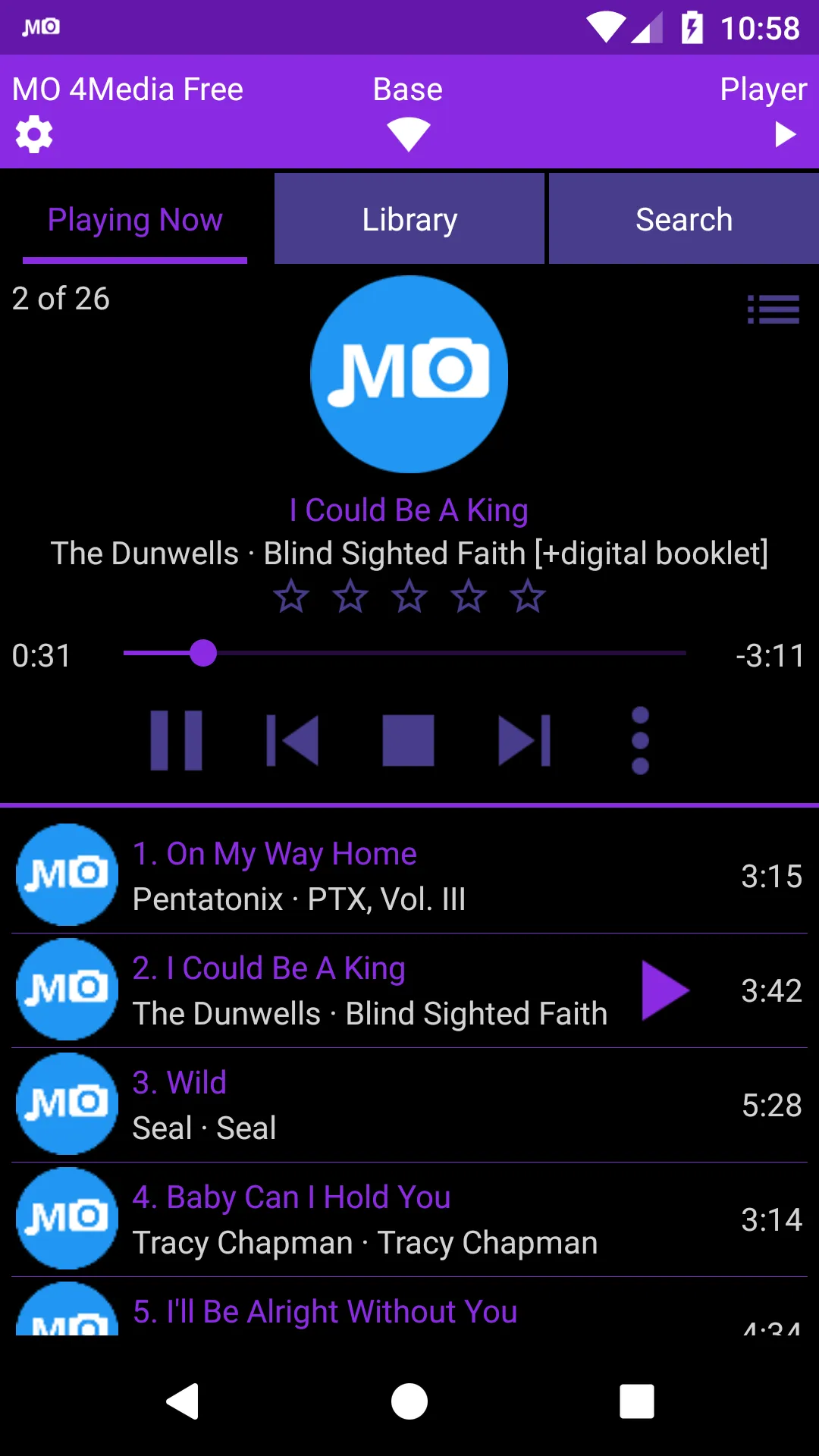 MO 4Media - remote + player | Indus Appstore | Screenshot