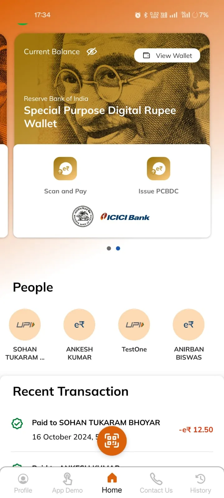 Digital Rupee By ICICI Bank | Indus Appstore | Screenshot