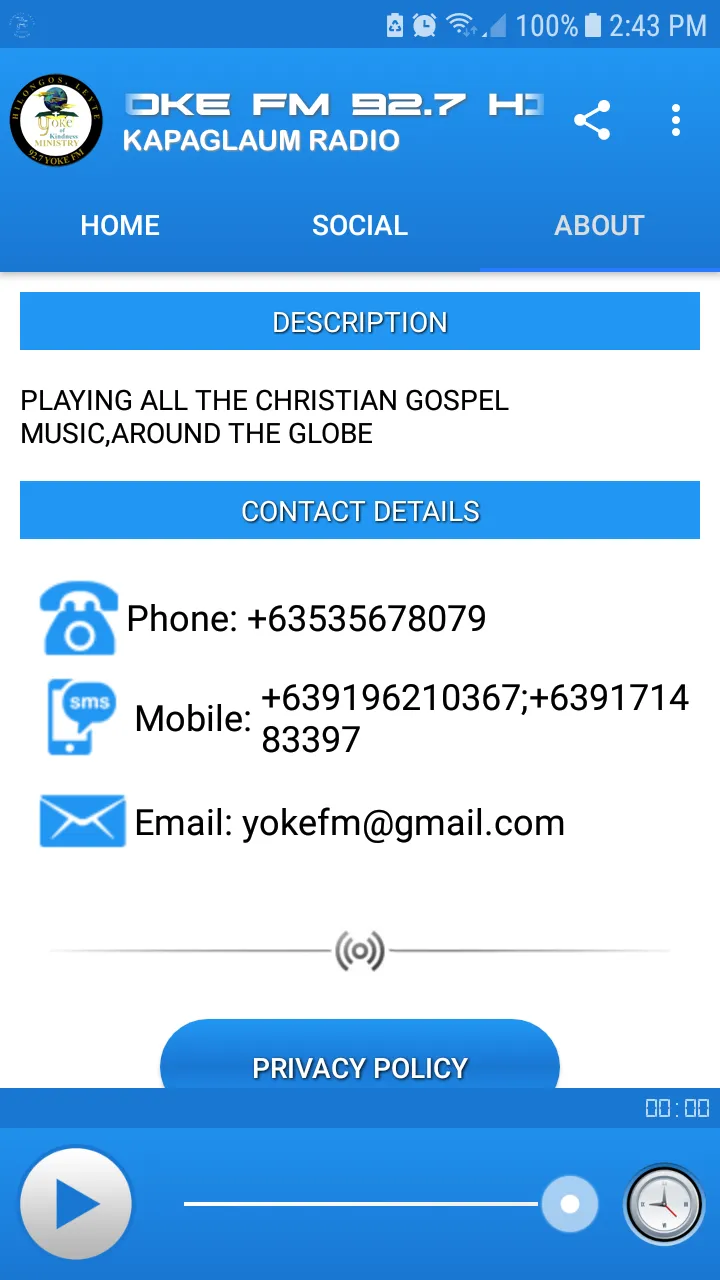 YOKE FM 92.7 HILONGOS | Indus Appstore | Screenshot