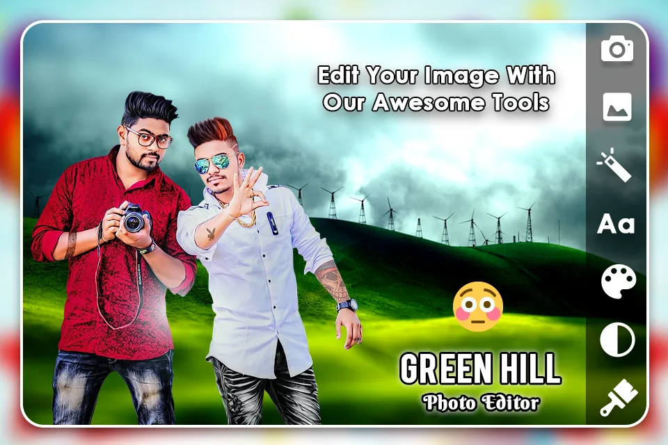 Green Hill Photo Editor | Indus Appstore | Screenshot