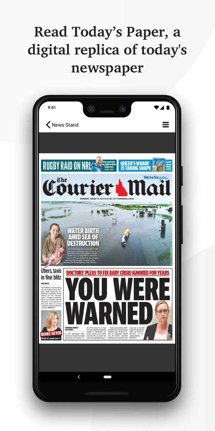 The Courier-Mail | Indus Appstore | Screenshot