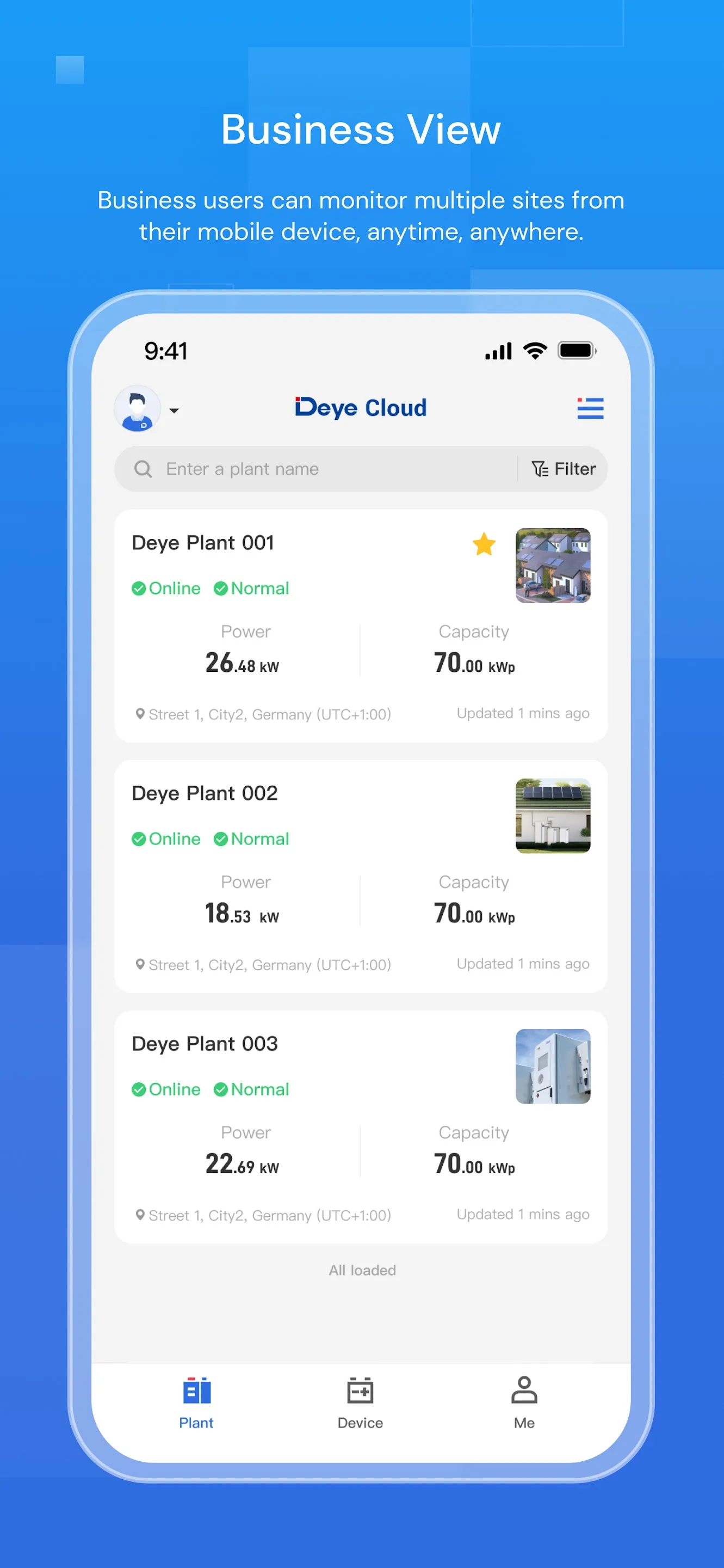 Deye Cloud | Indus Appstore | Screenshot