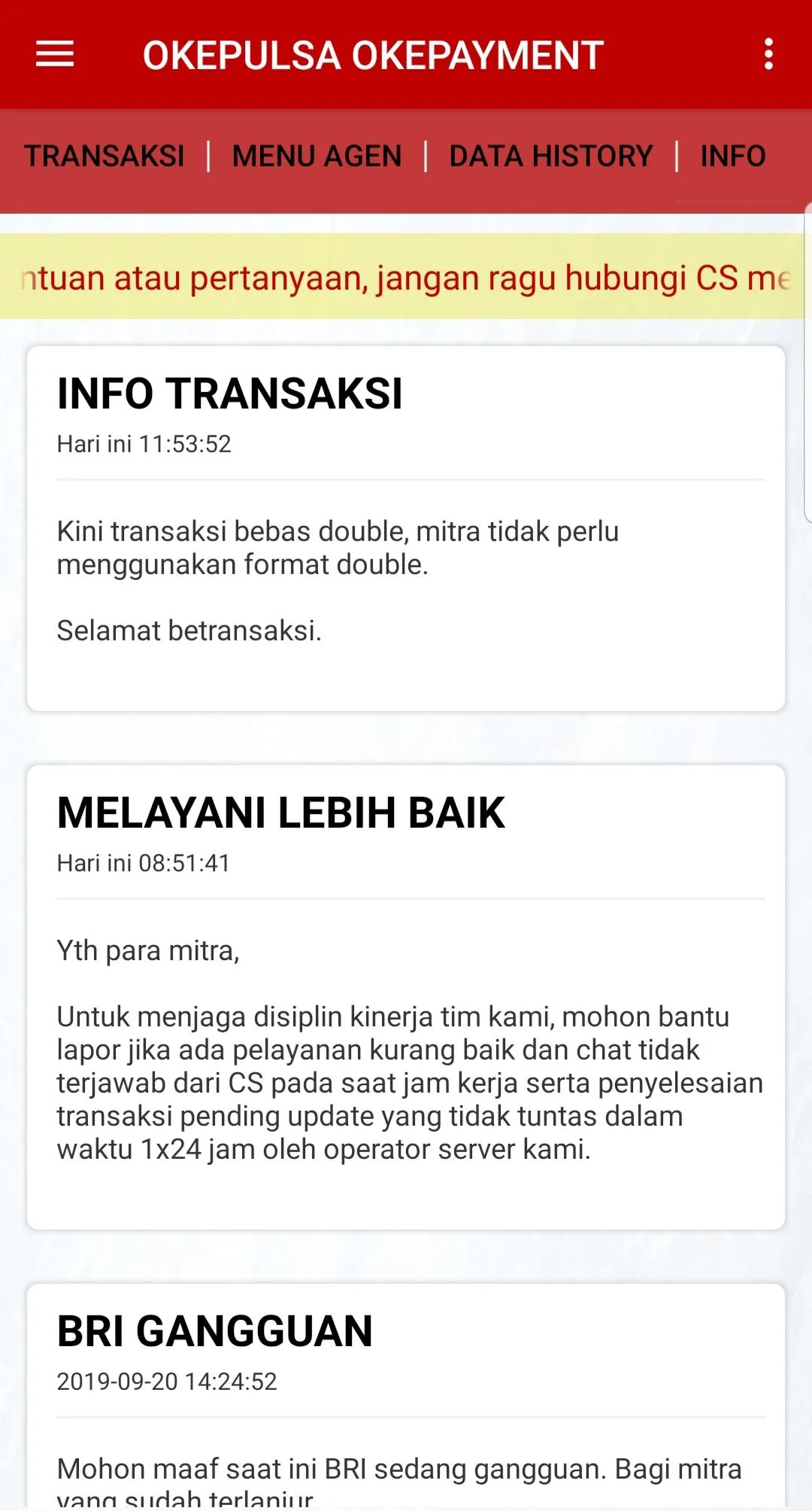 OKEPULSA | Agen Kuota Pulsa | Indus Appstore | Screenshot