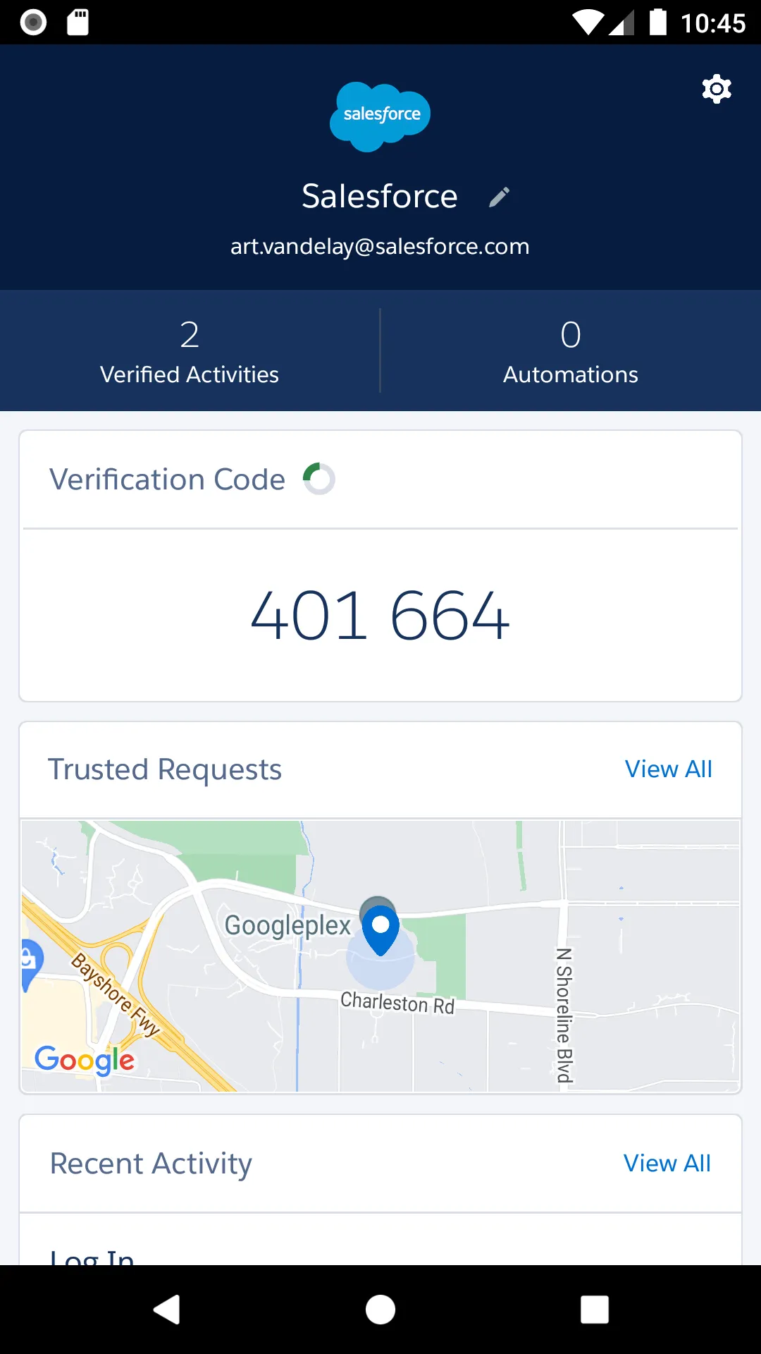 Salesforce Authenticator | Indus Appstore | Screenshot