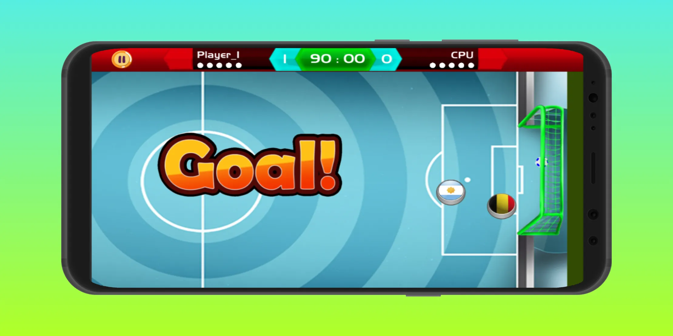 Virtual Finger Soccer | Indus Appstore | Screenshot