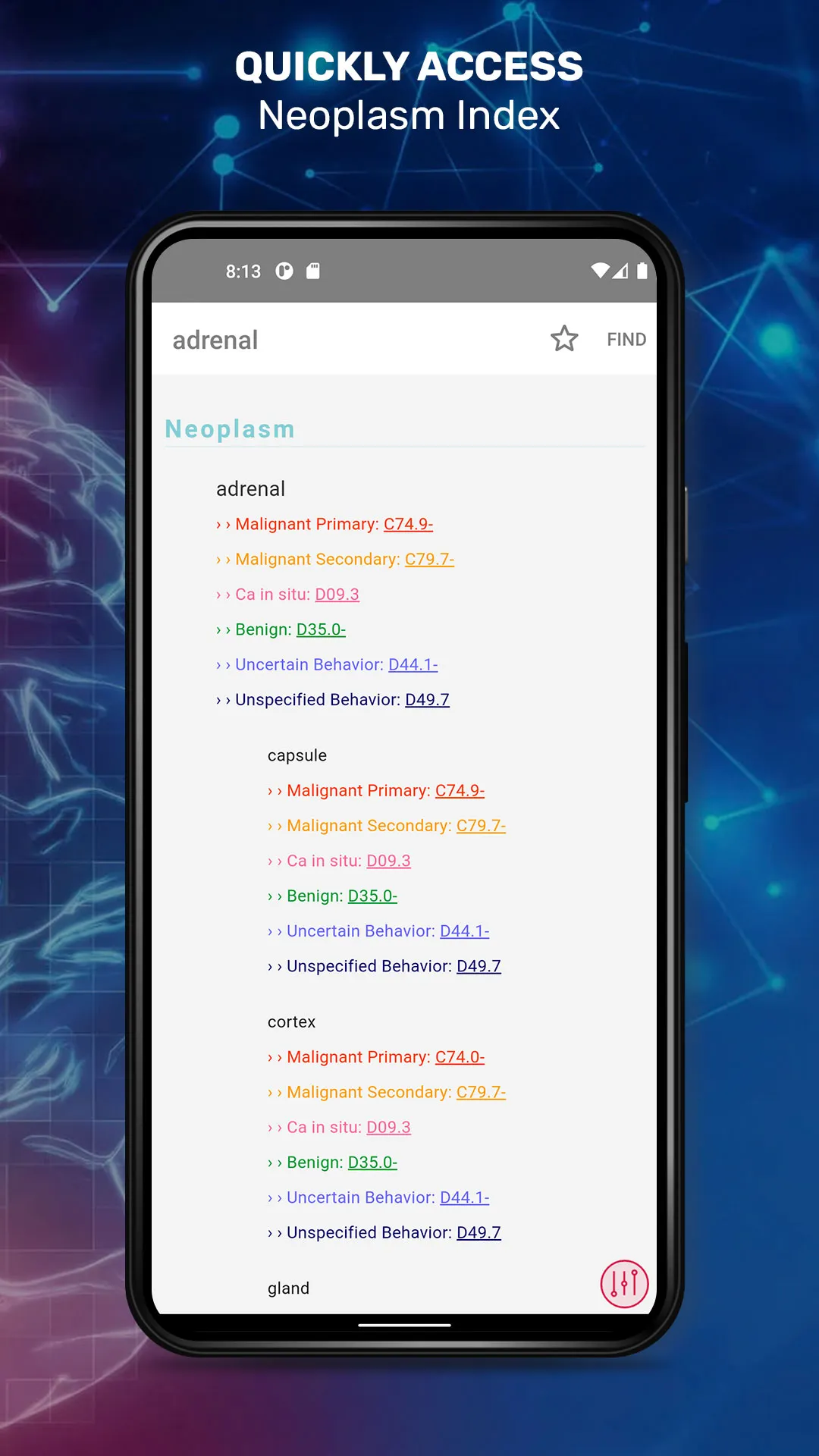 ICD10 - Clinical Modifications | Indus Appstore | Screenshot