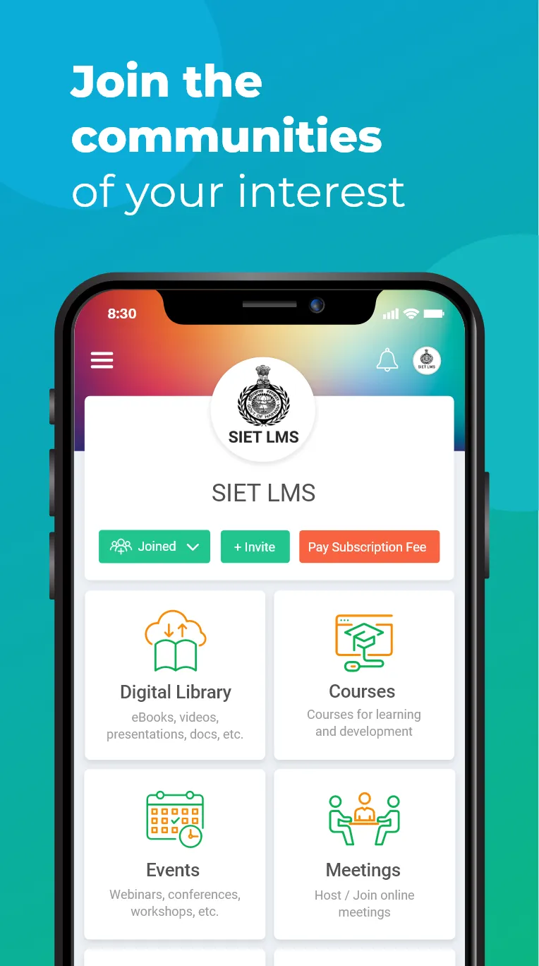 SIET LMS | Indus Appstore | Screenshot