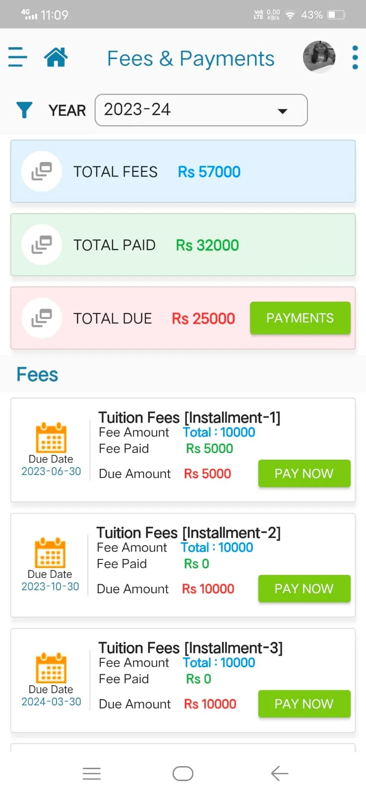 P K Junior College Parent App | Indus Appstore | Screenshot