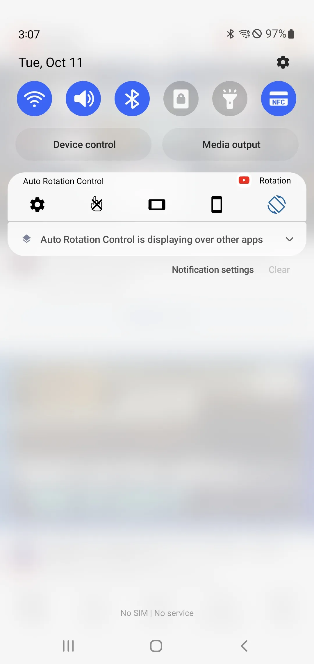 Auto Rotation Control | Indus Appstore | Screenshot