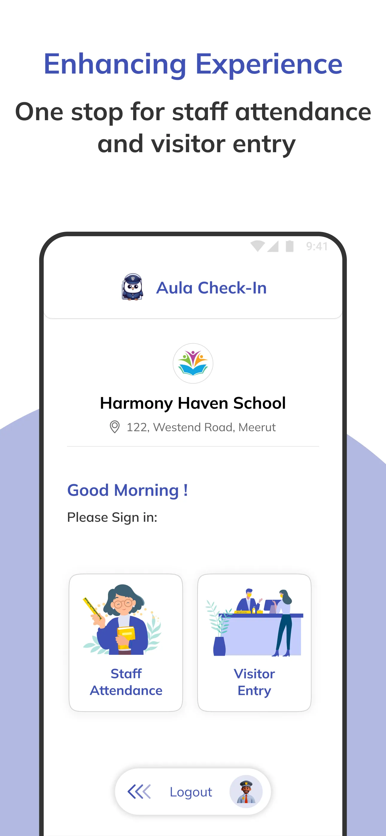 Aula CheckIn | Indus Appstore | Screenshot