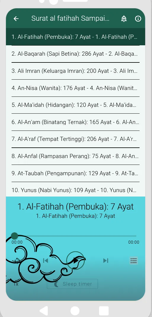 MP3 Al-Quran Dan Terjemahan | Indus Appstore | Screenshot