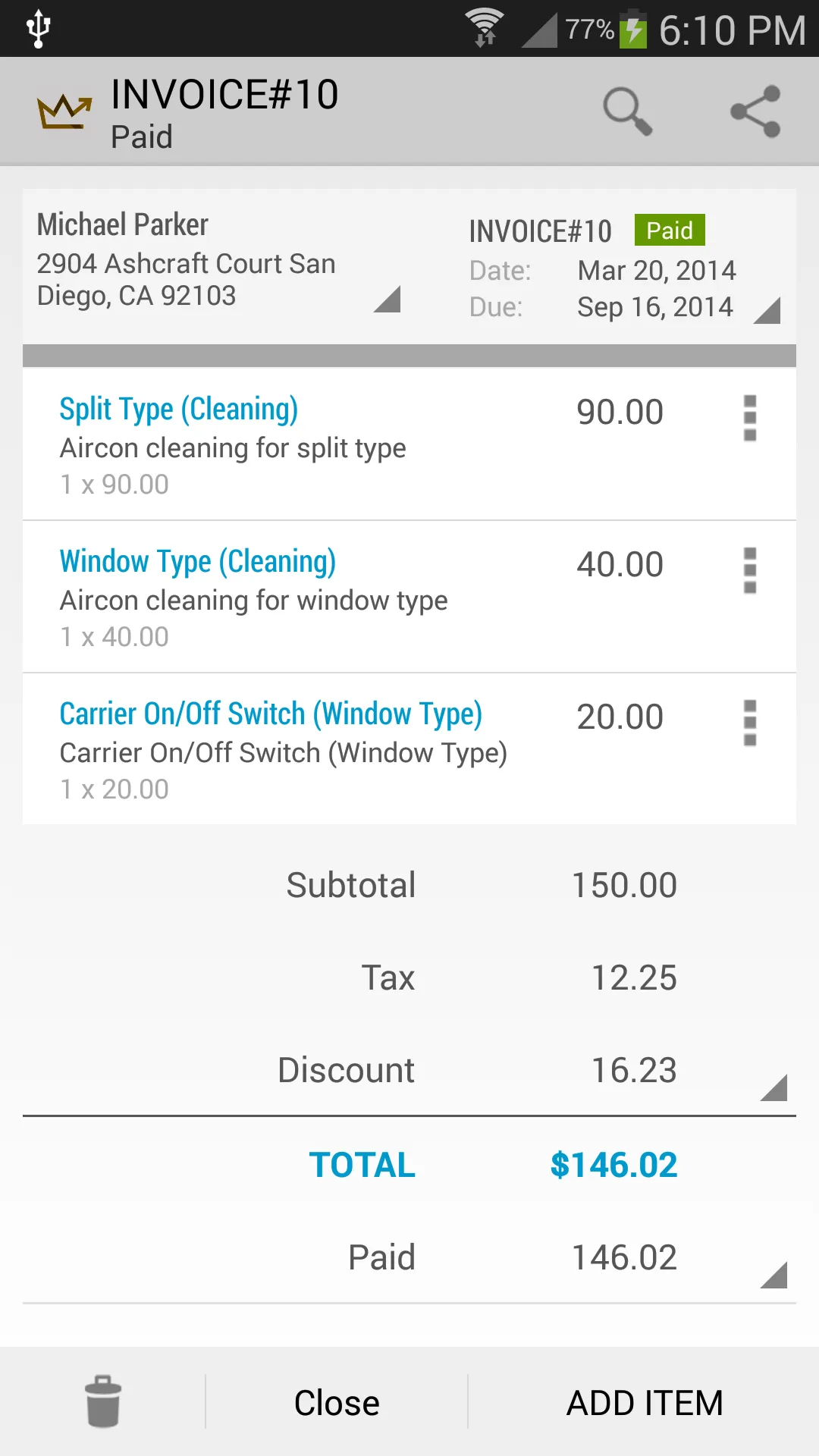 Invoice King | Indus Appstore | Screenshot