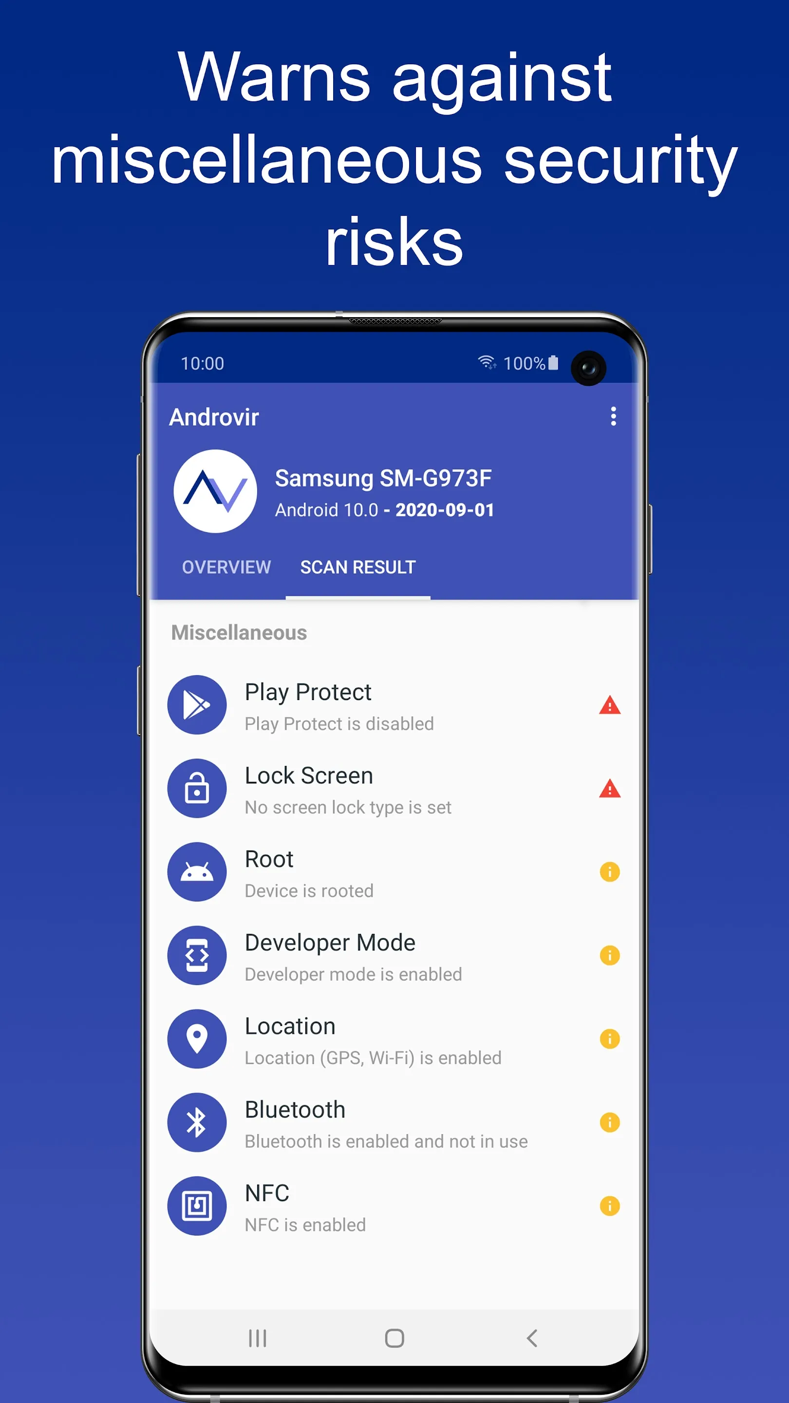 Androvir - Android Security | Indus Appstore | Screenshot