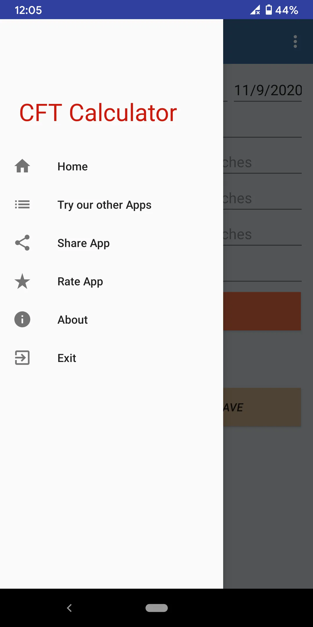 CFT calculator - cubic feet | Indus Appstore | Screenshot