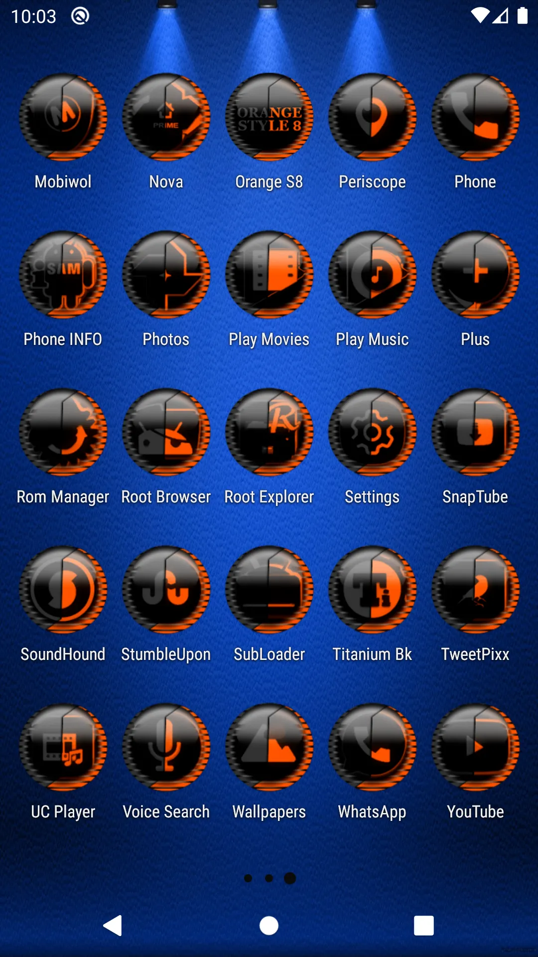 Orange Icon Pack Style 8 | Indus Appstore | Screenshot