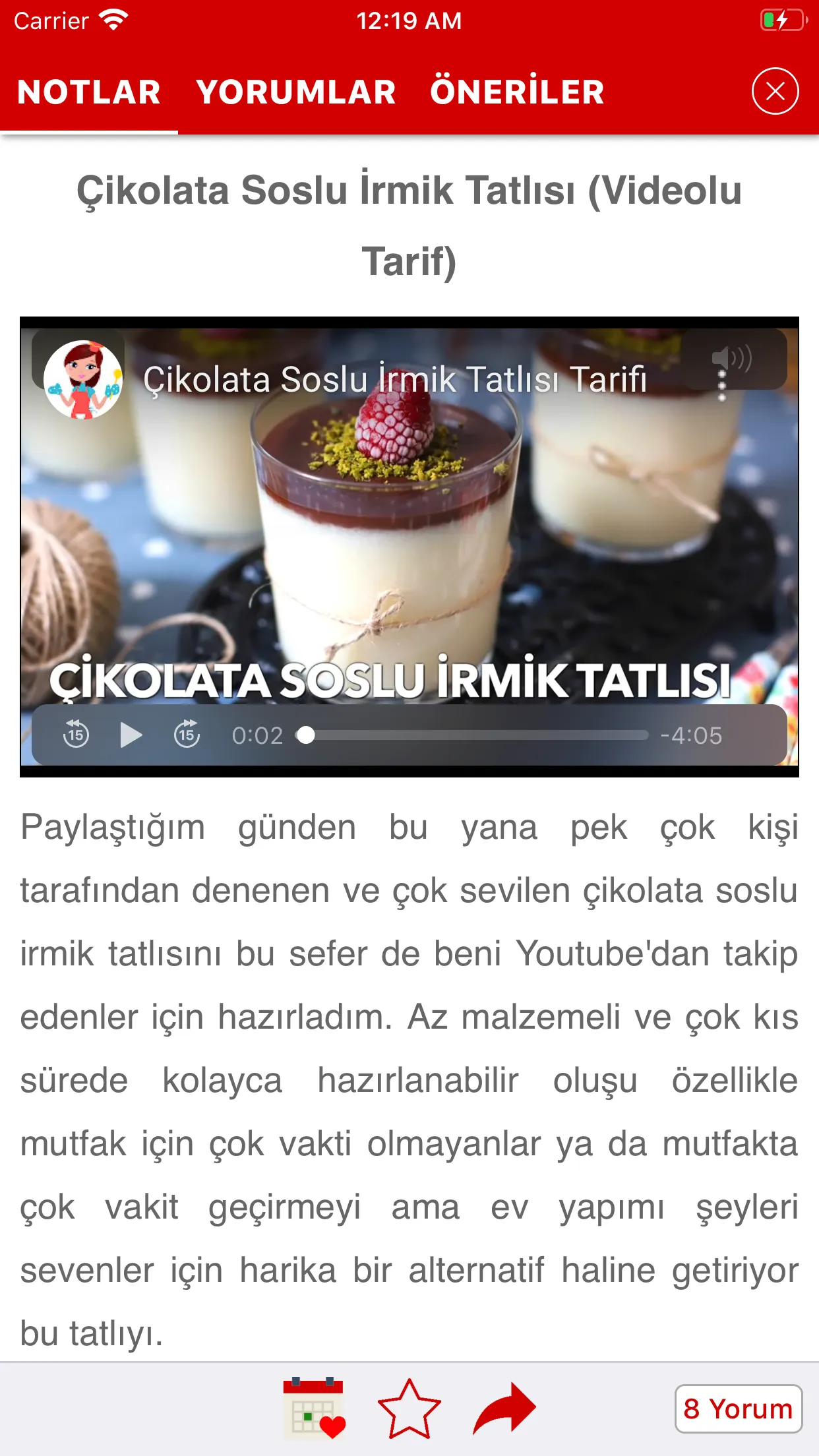 Tarif Küpü - Yemek Tarifleri | Indus Appstore | Screenshot