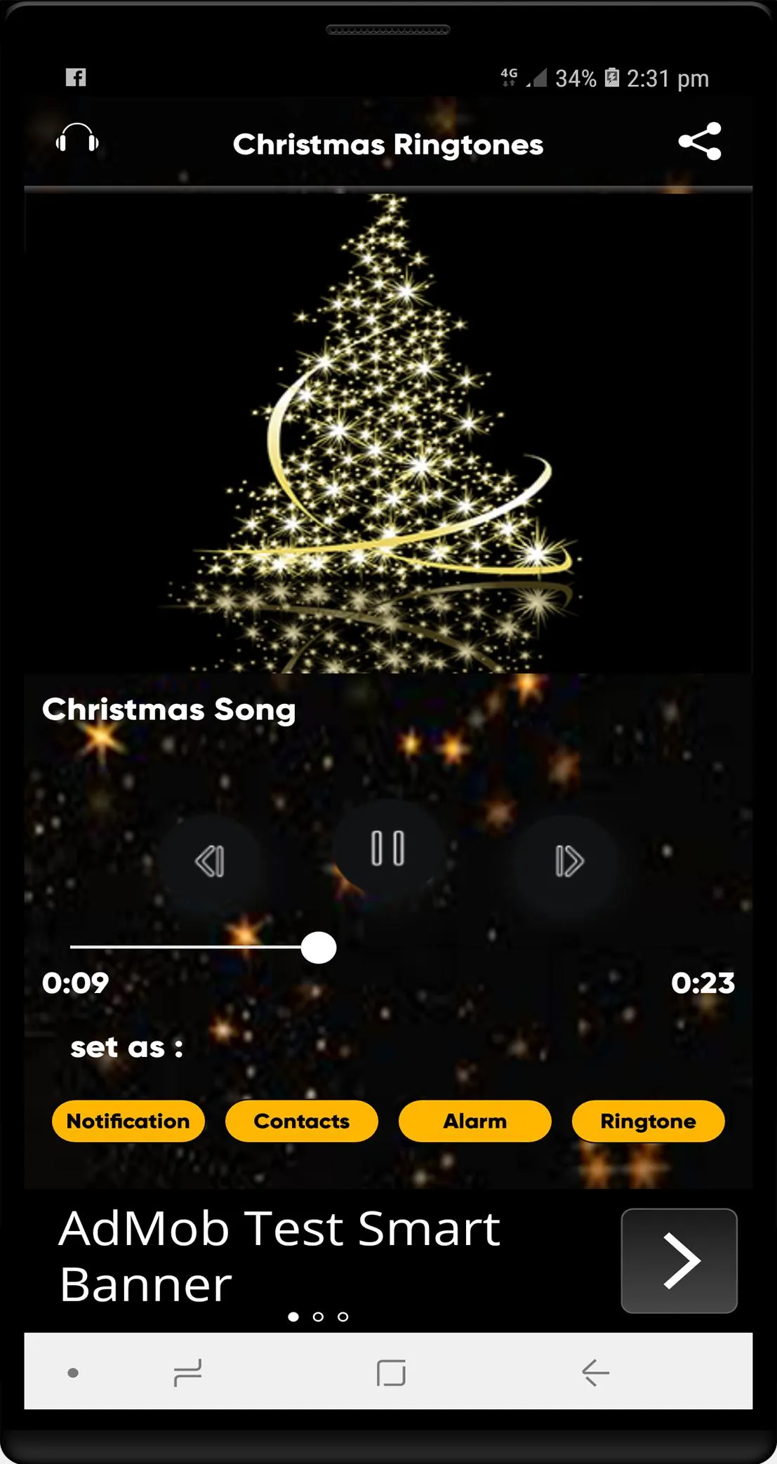 Christmas Ringtones | Indus Appstore | Screenshot