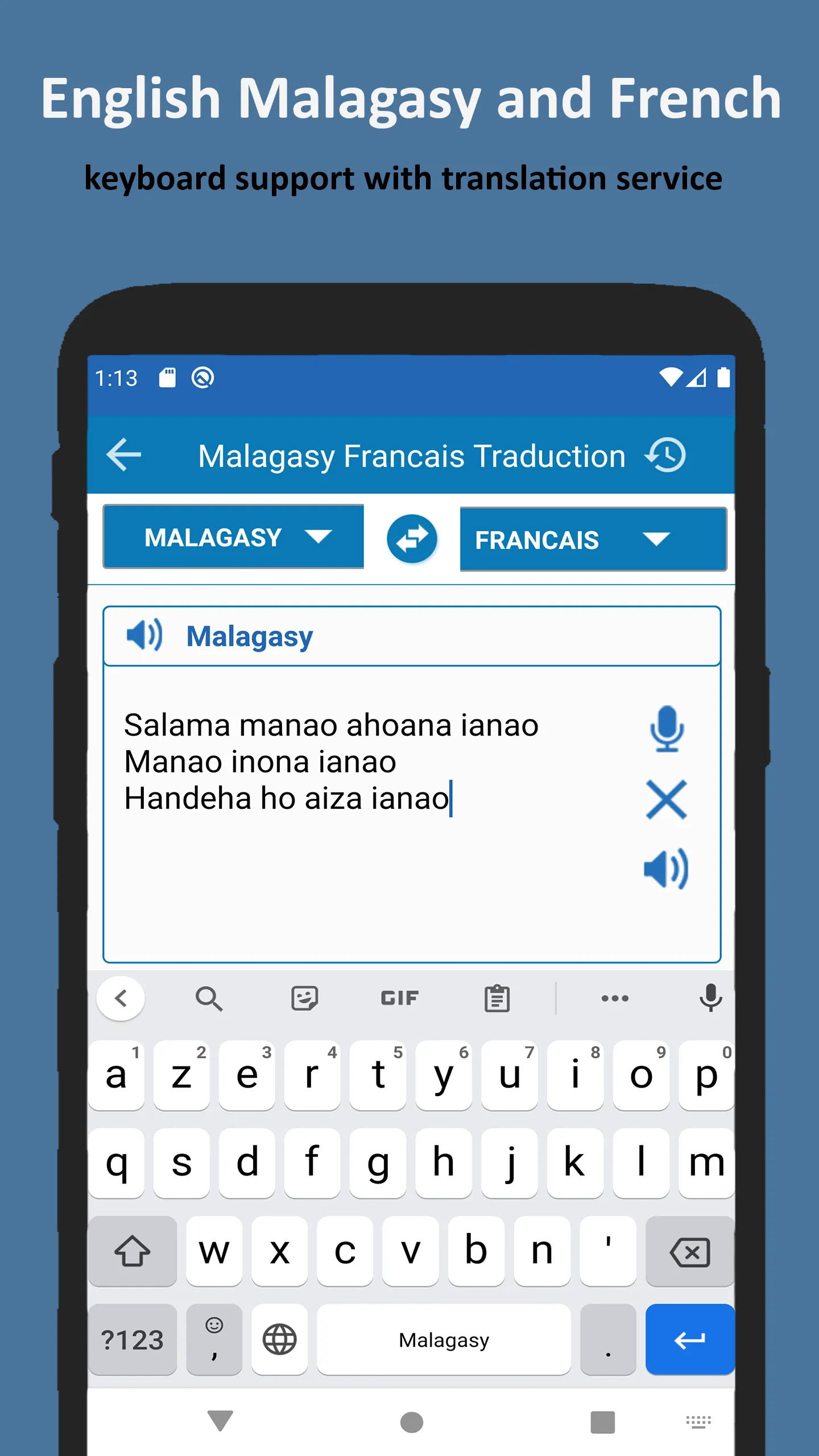 Traducteur Malagasy Francais | Indus Appstore | Screenshot