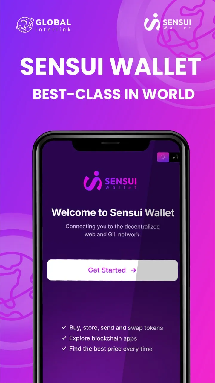 Sensui Wallet | Indus Appstore | Screenshot