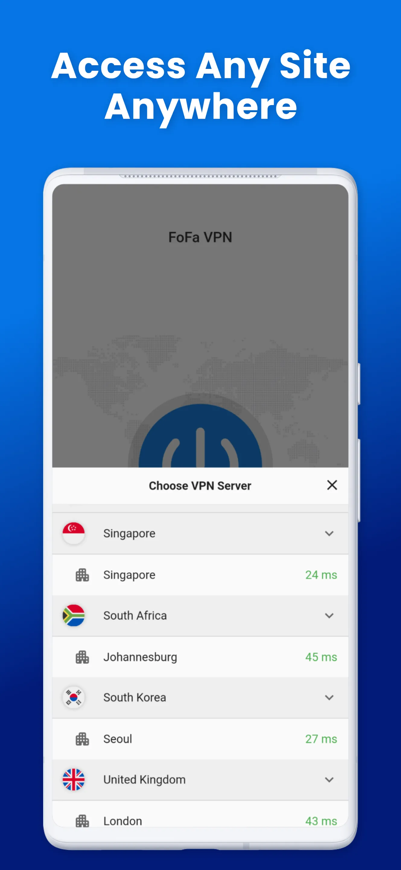 FoFa VPN | Indus Appstore | Screenshot