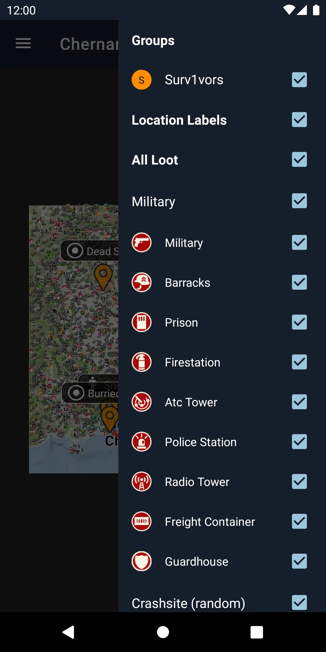 iZurvive - Map for DayZ & Arma | Indus Appstore | Screenshot