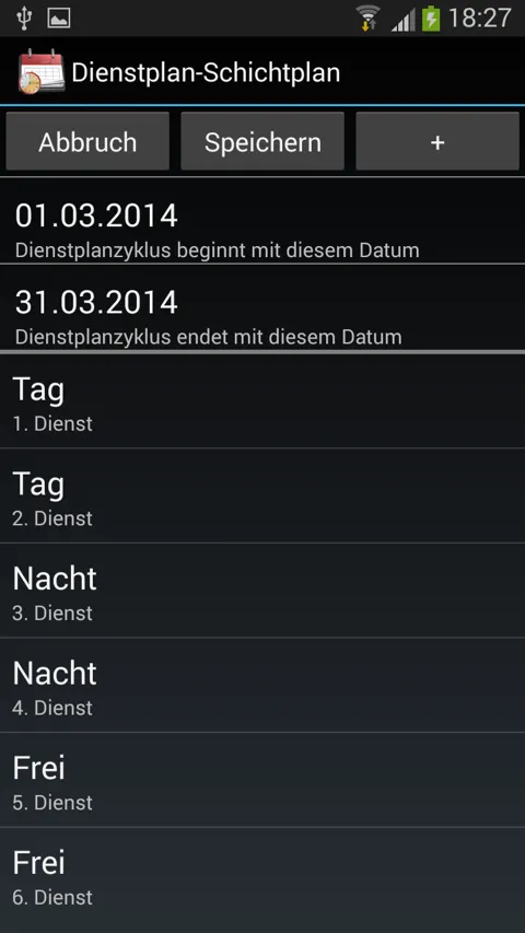 Dienstplan Schichtplan | Indus Appstore | Screenshot