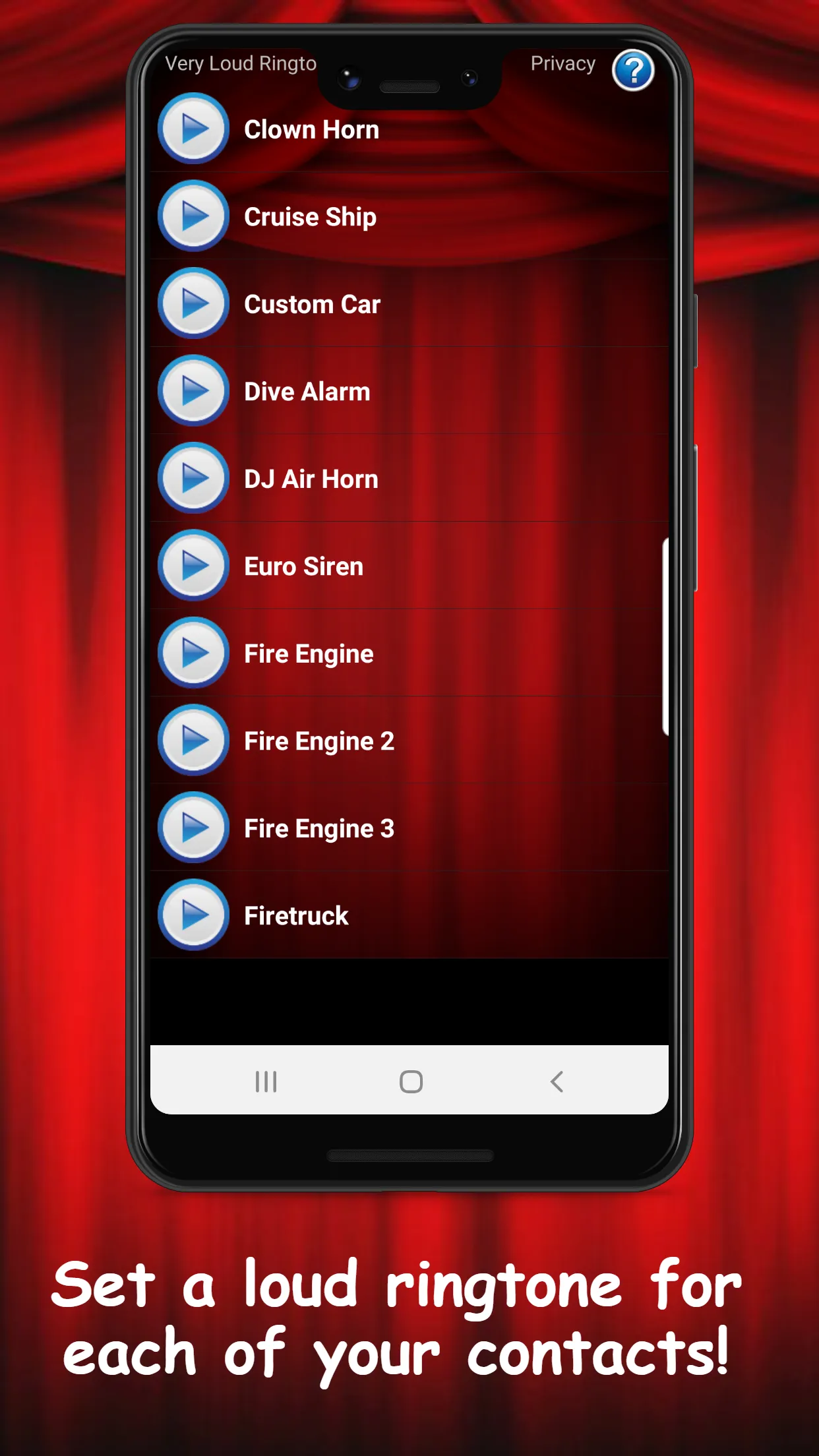 Very Loud Ringtones | Indus Appstore | Screenshot
