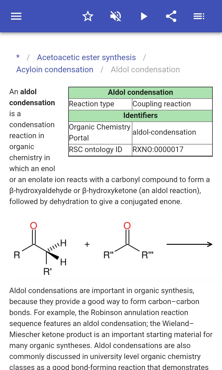 Organic reactions | Indus Appstore | Screenshot