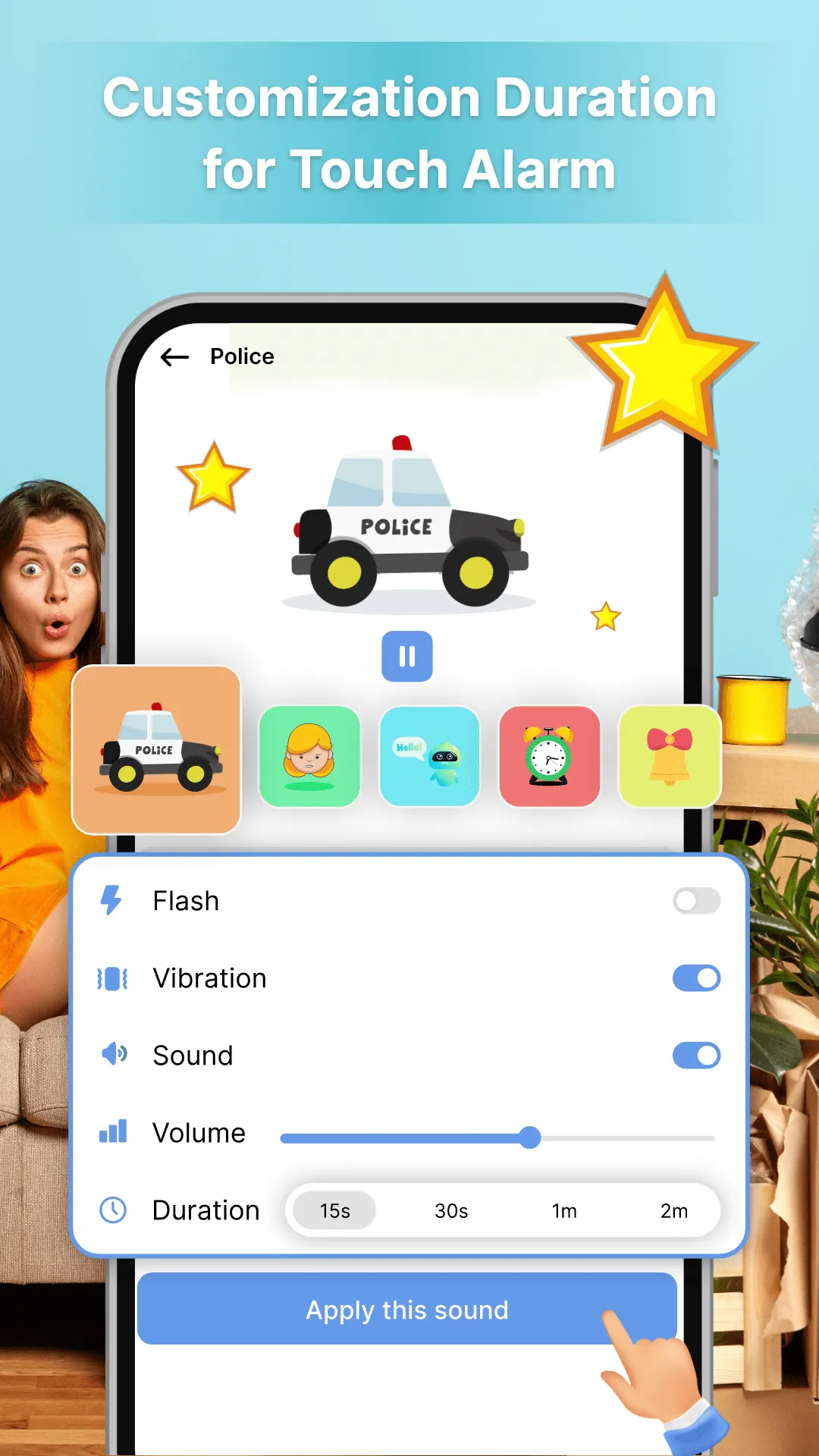 Don't Touch My Phone Alarm | Indus Appstore | Screenshot