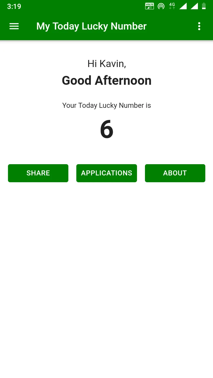 My Today Lucky Number | Indus Appstore | Screenshot