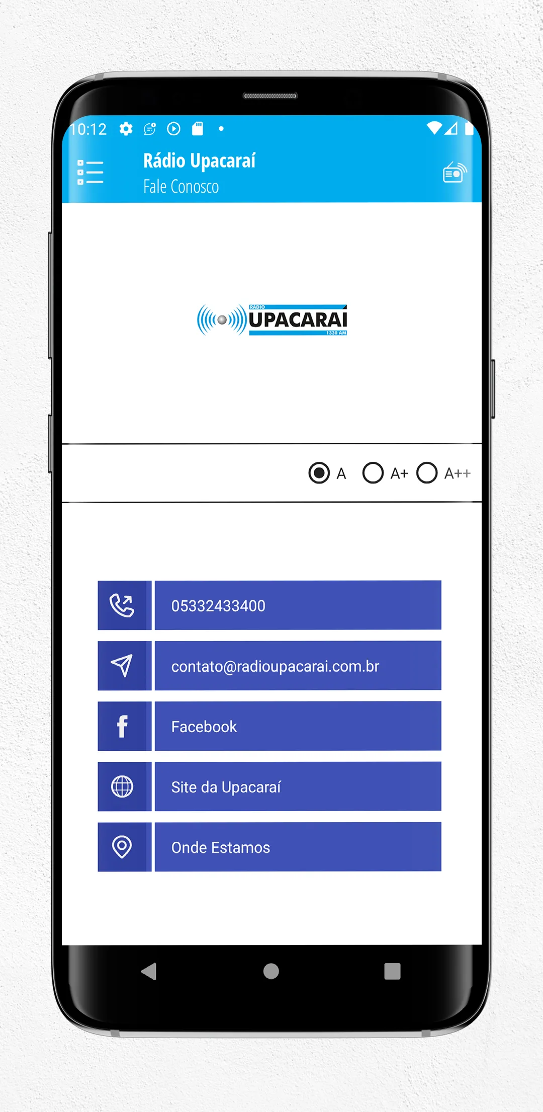 Rádio Upacaraí | Indus Appstore | Screenshot