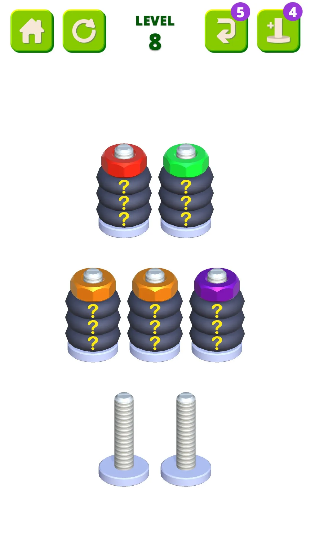 Color Screw Sort: Nuts & Bolts | Indus Appstore | Screenshot