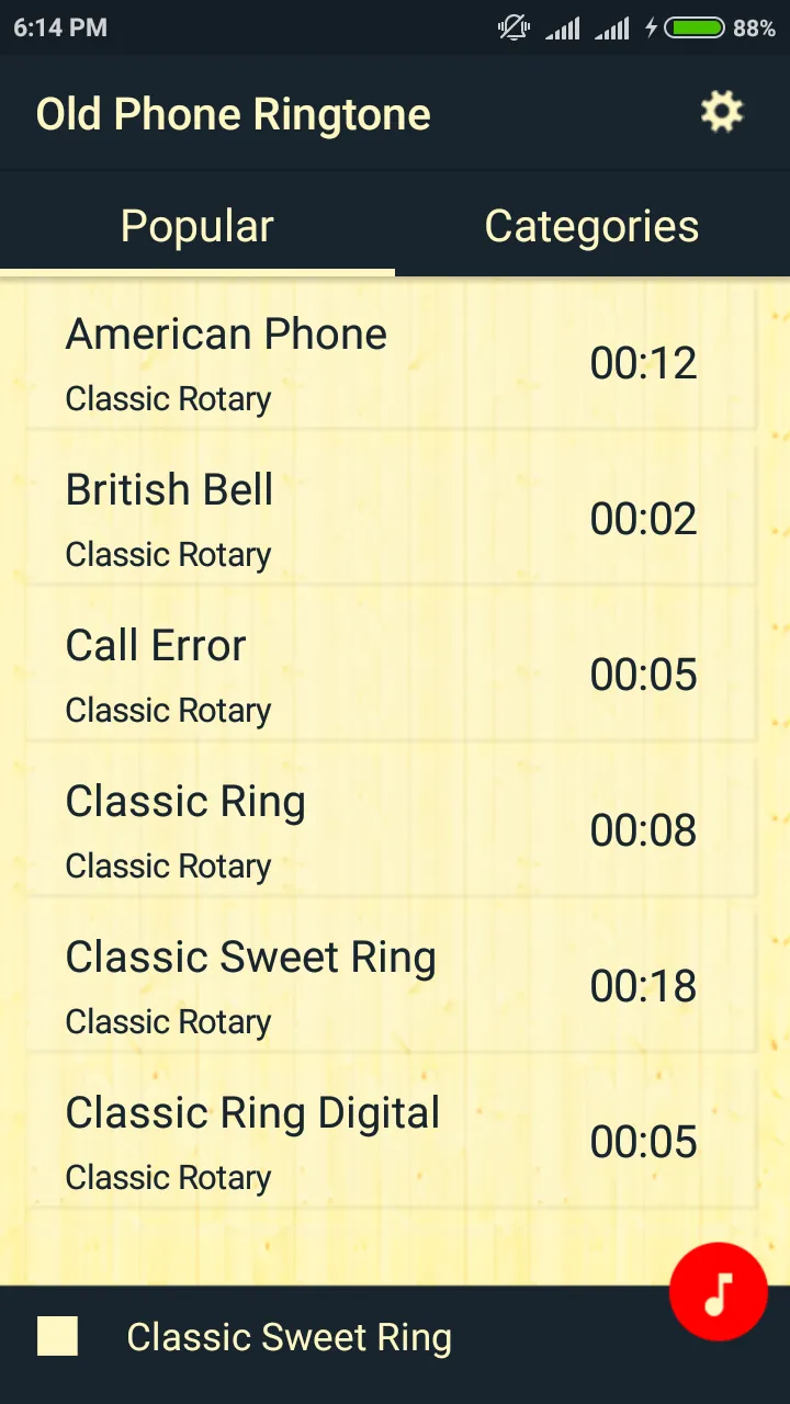 Old Phone Ringtones | Indus Appstore | Screenshot