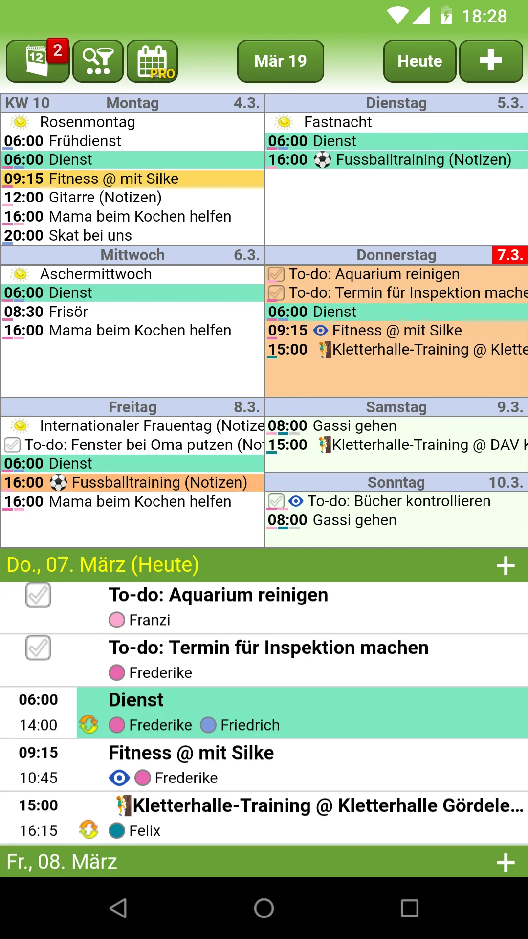 FAMANICE - Familienkalender | Indus Appstore | Screenshot