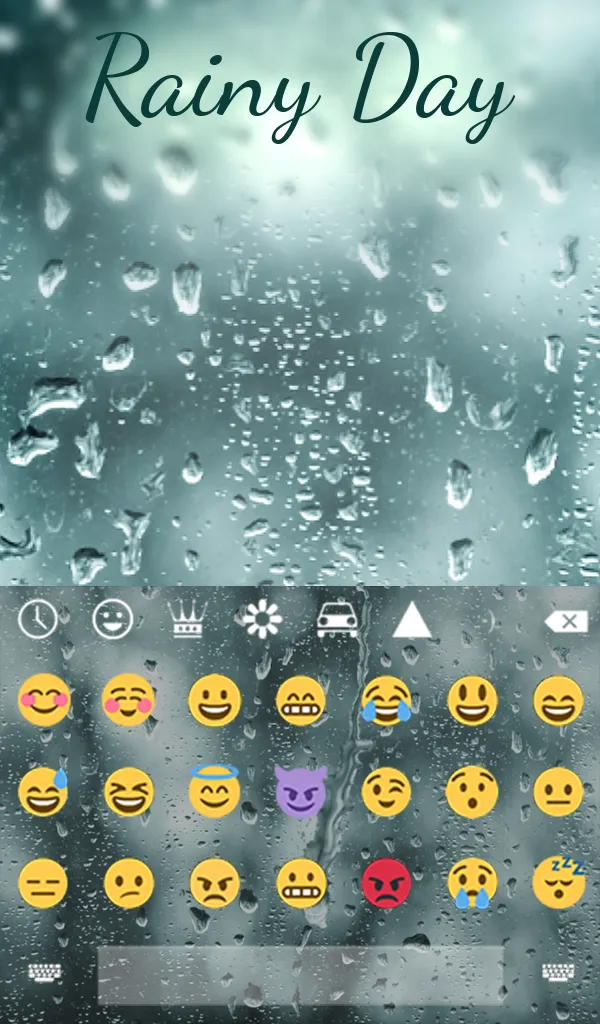 Rainy Day Live Wallpaper Theme | Indus Appstore | Screenshot