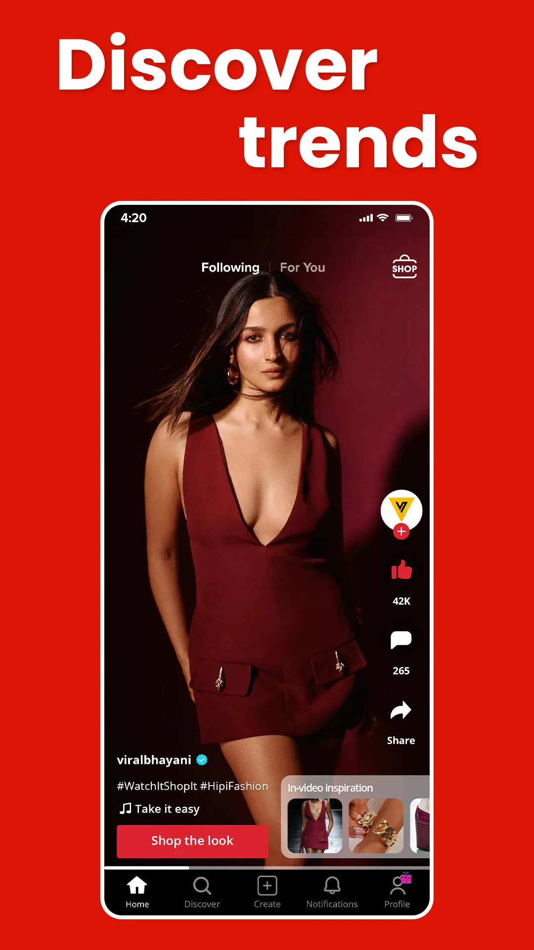 Hipi - Short Videos | Rewards | Indus Appstore | Screenshot