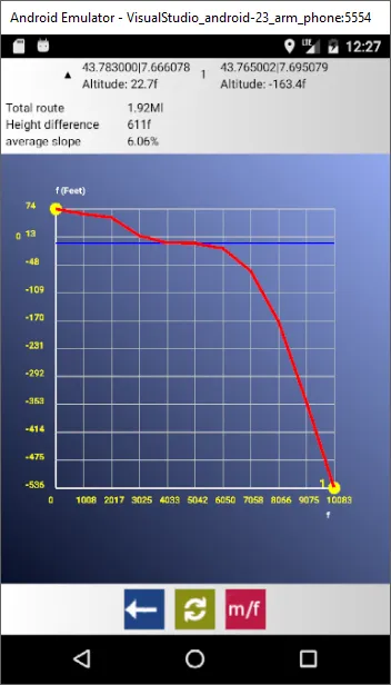 Graphic Altimeter | Indus Appstore | Screenshot