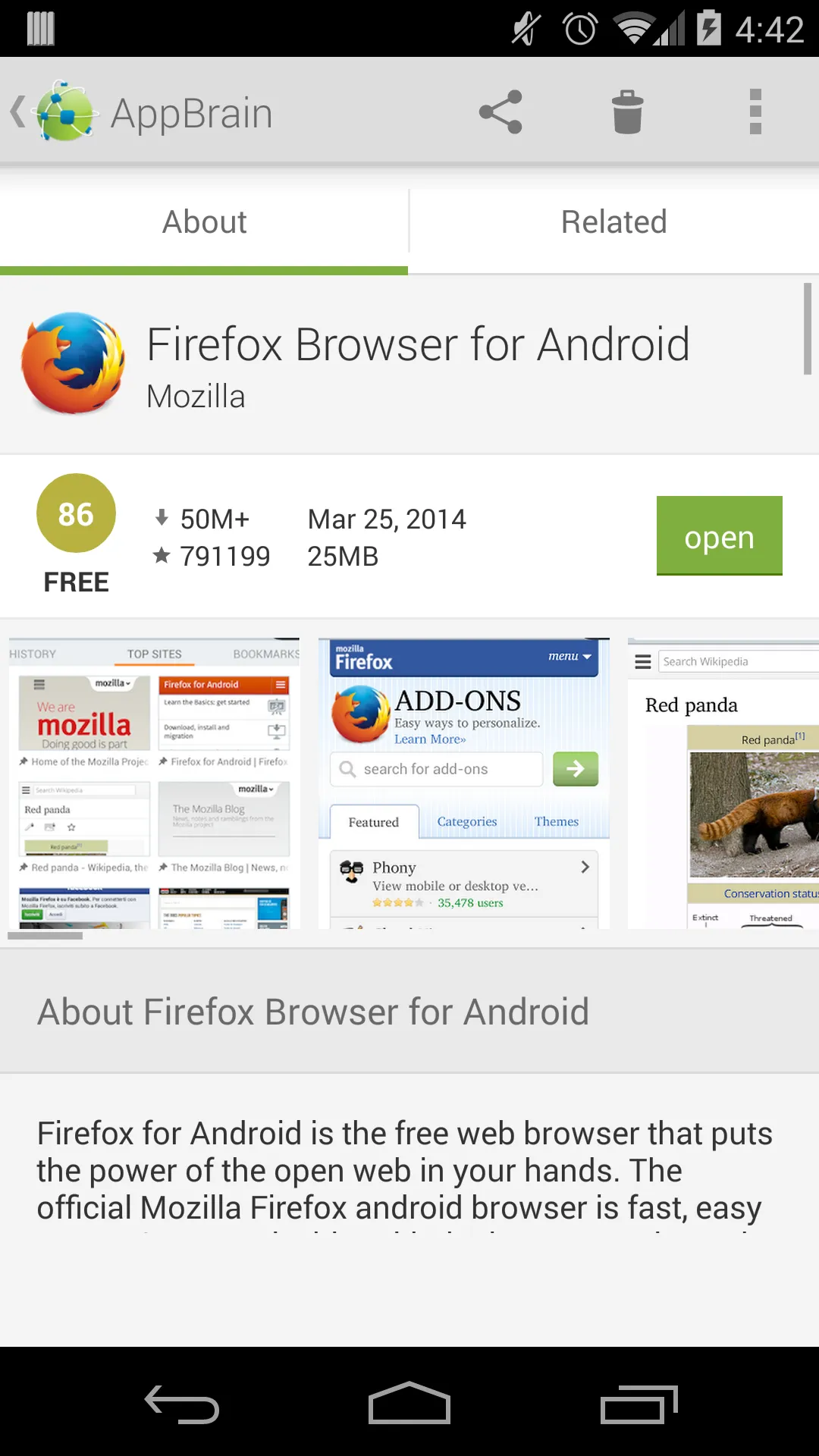 AppBrain App Market | Indus Appstore | Screenshot