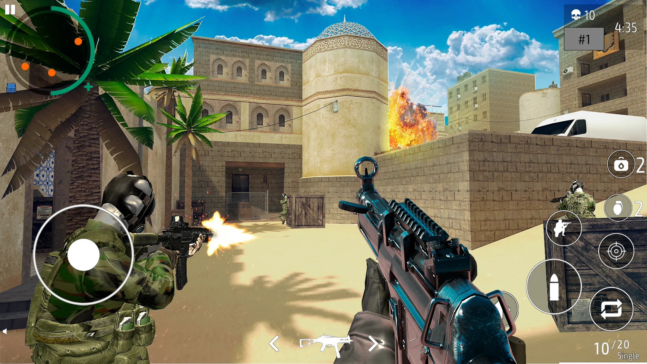 Just FPS shooter games offline | Indus Appstore | Screenshot