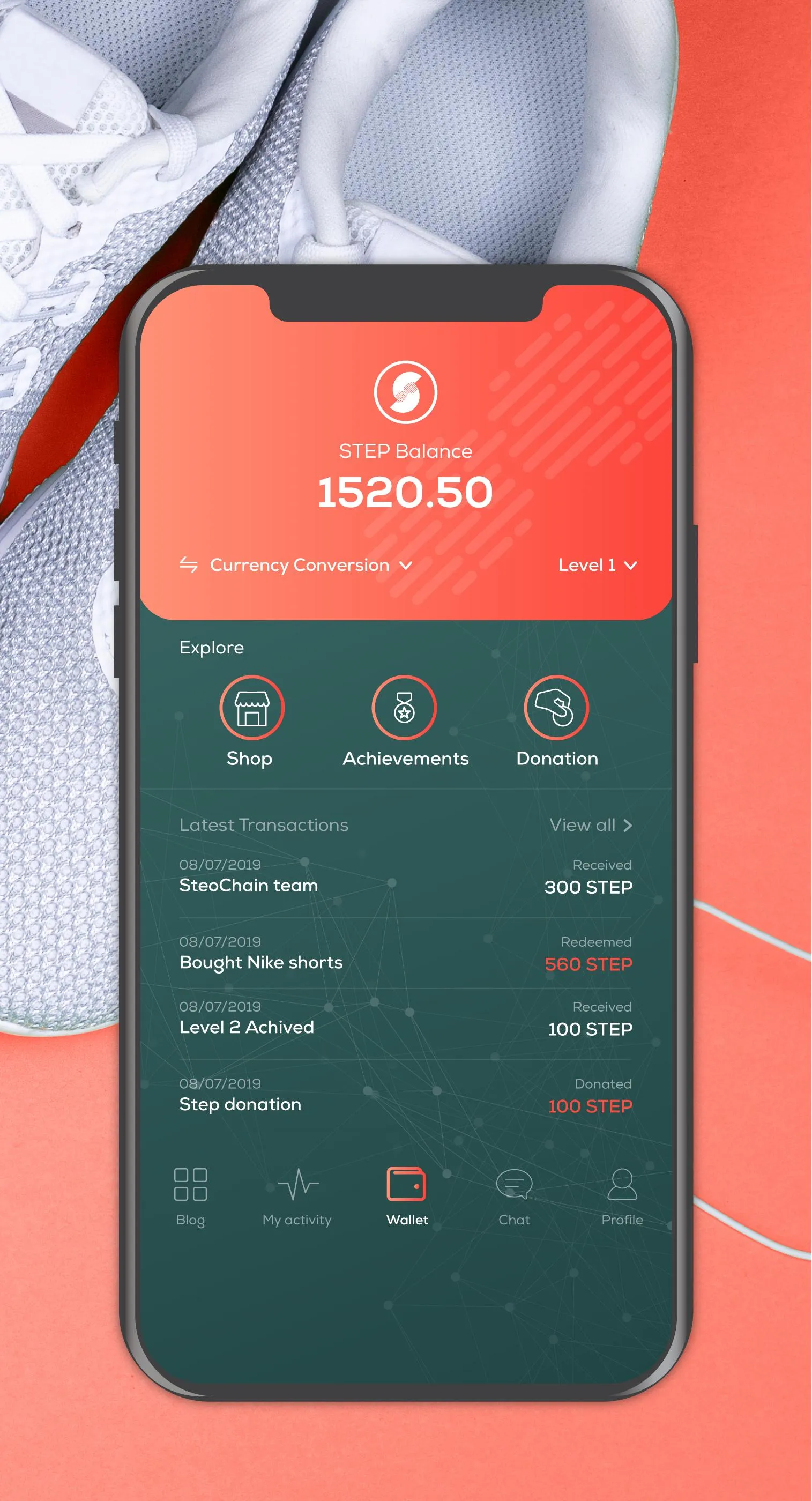 StepChain | Indus Appstore | Screenshot