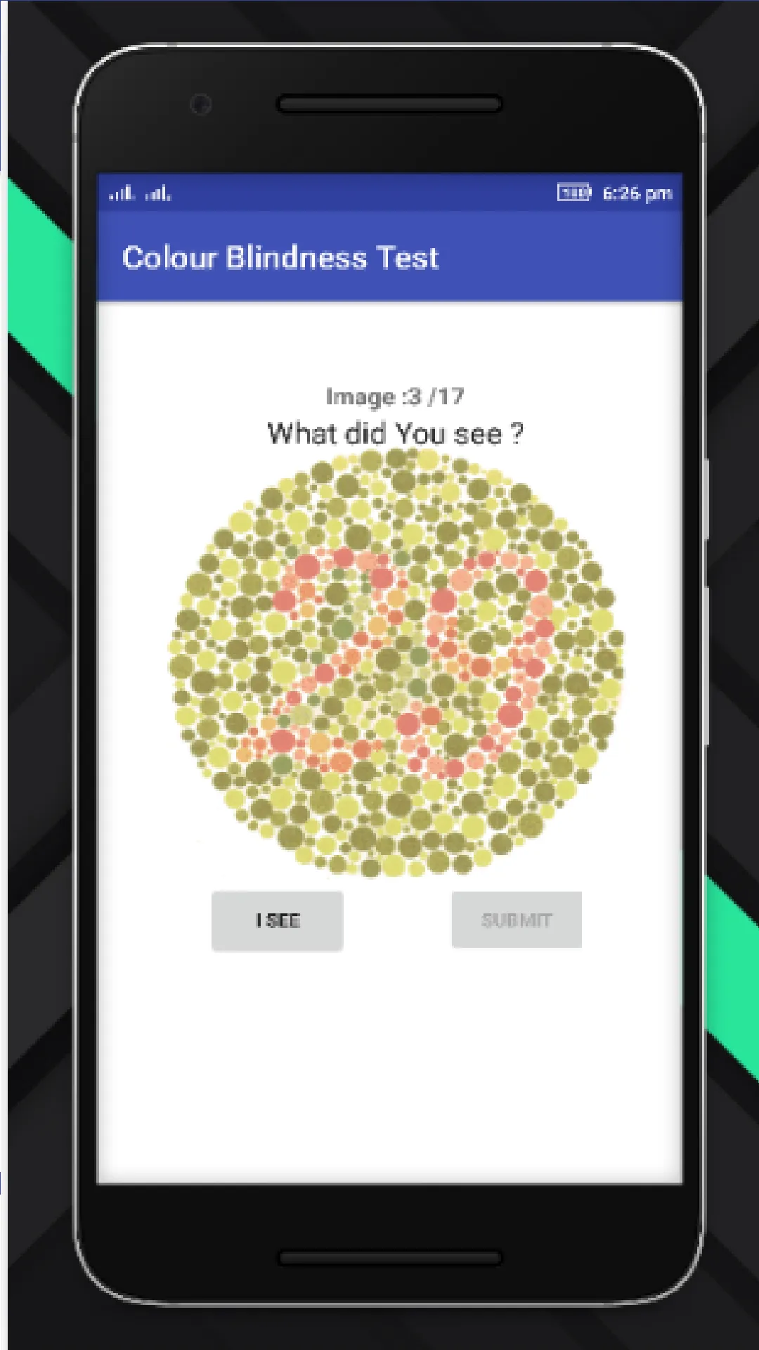 Colour Blindness Test | Indus Appstore | Screenshot