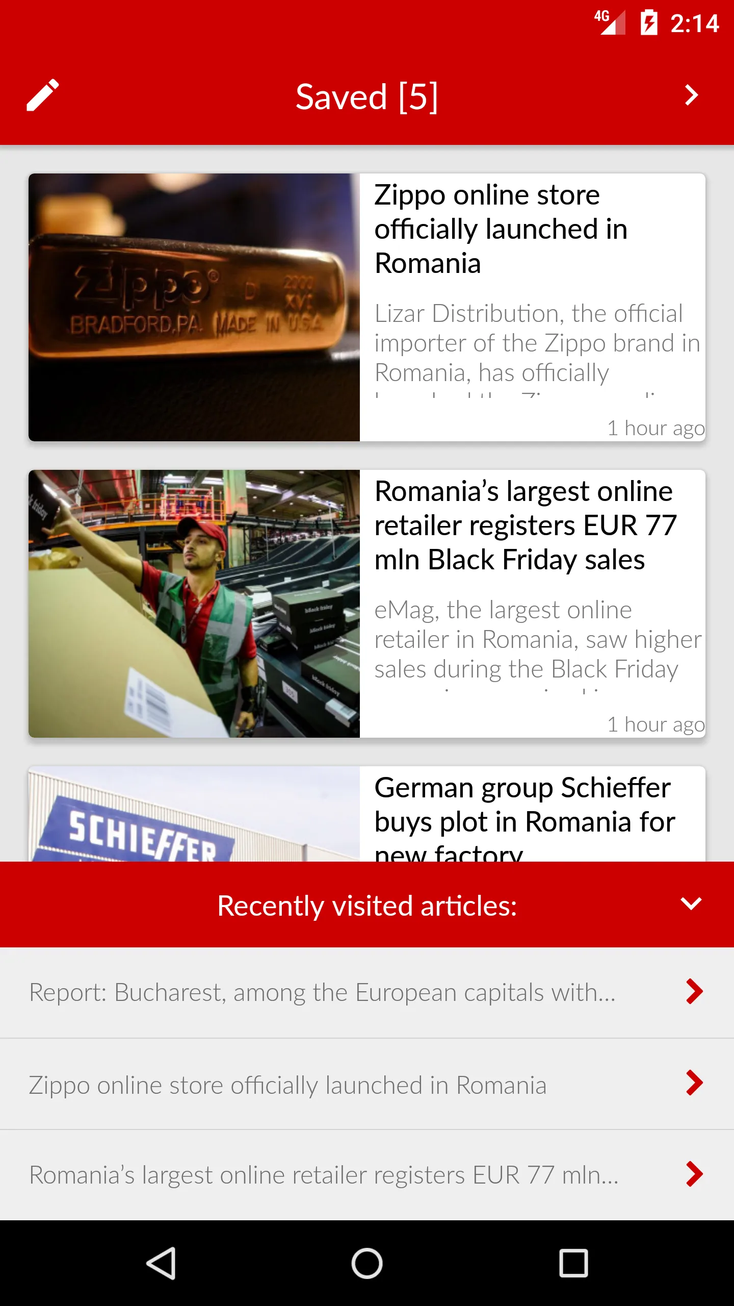 Romania Insider daily news | Indus Appstore | Screenshot