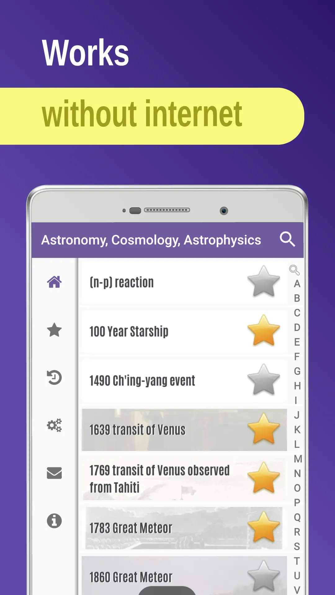 Astronomy, astrophysics | Indus Appstore | Screenshot