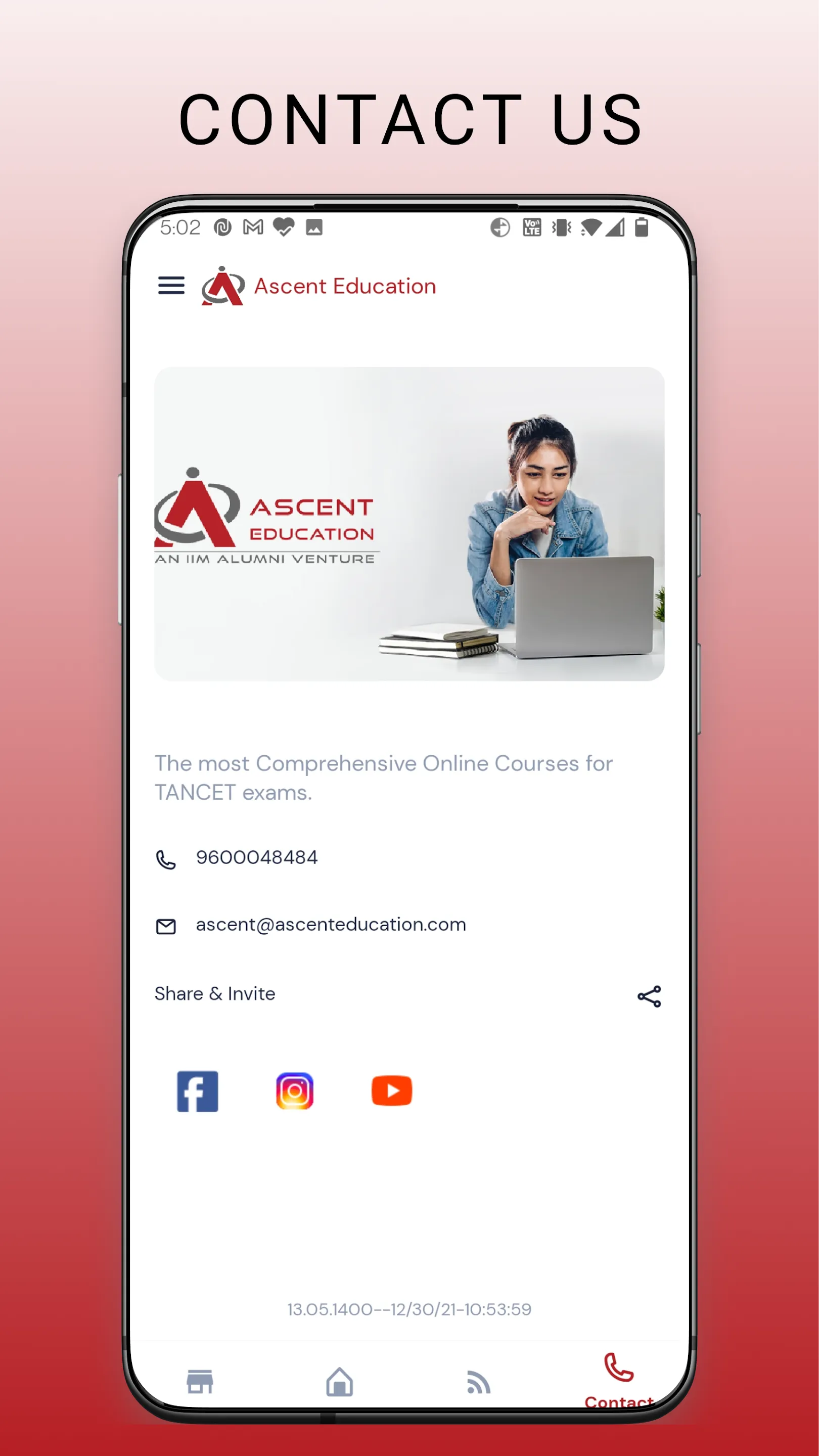 Ascent Education TANCET Class | Indus Appstore | Screenshot