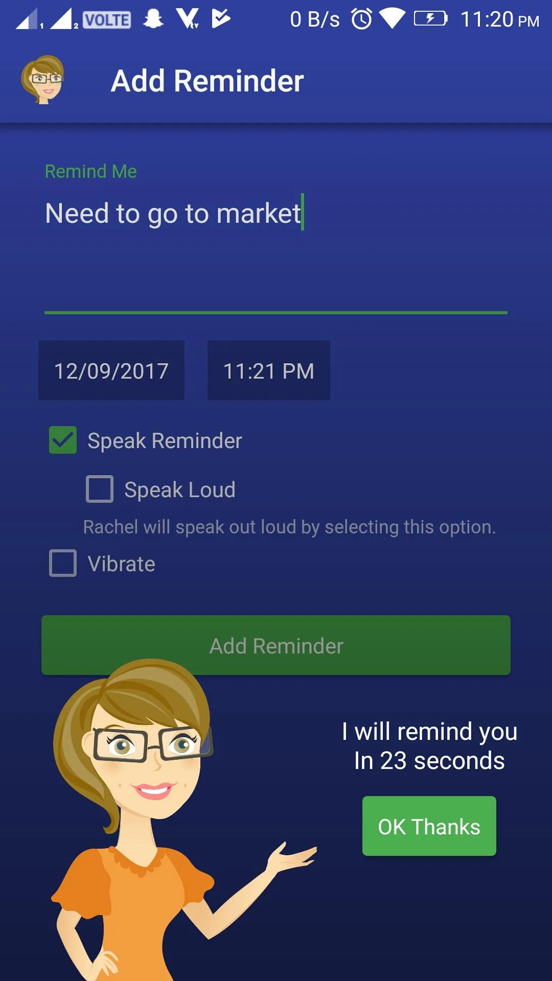 Speak Reminder | Indus Appstore | Screenshot