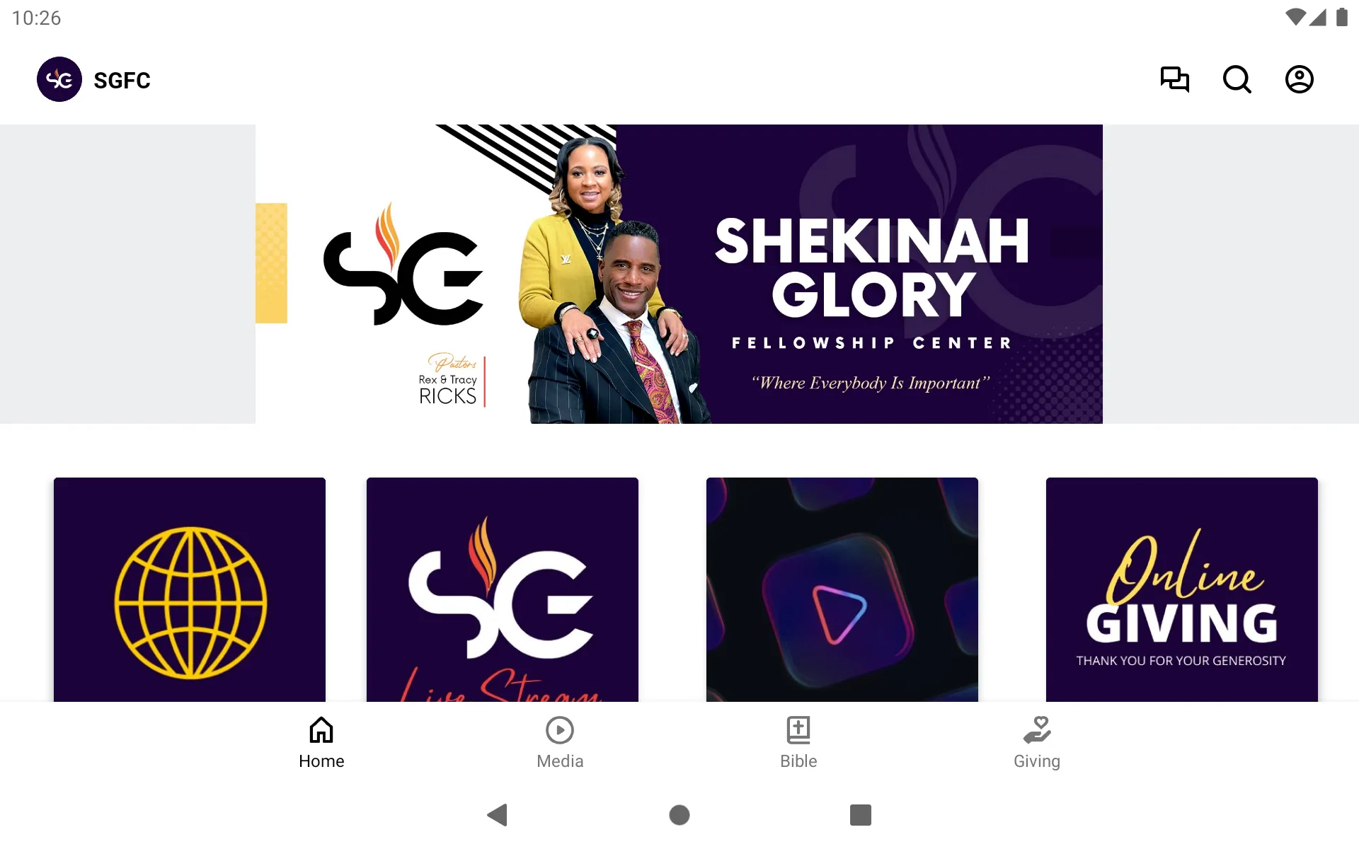 Shekinah Glory FC | Indus Appstore | Screenshot