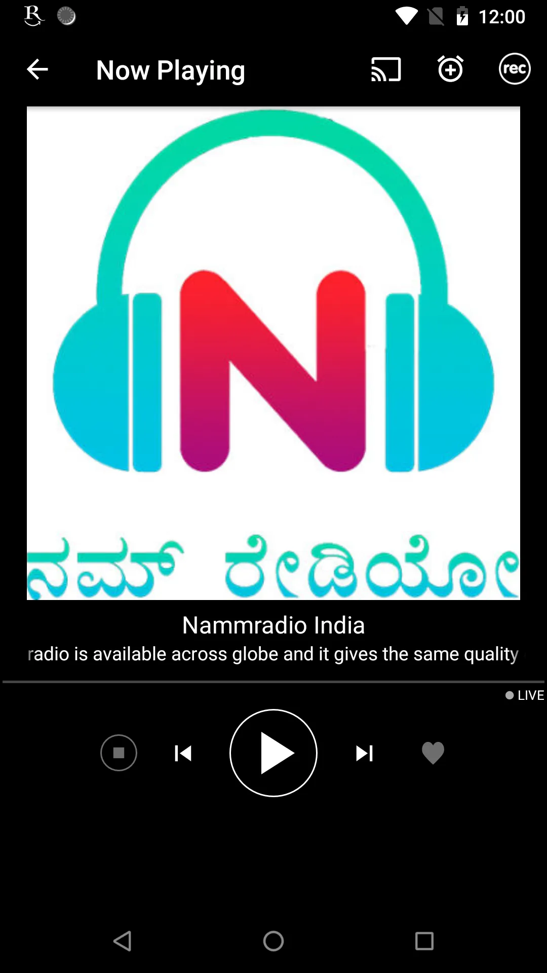 Kannada FM Radios HD | Indus Appstore | Screenshot