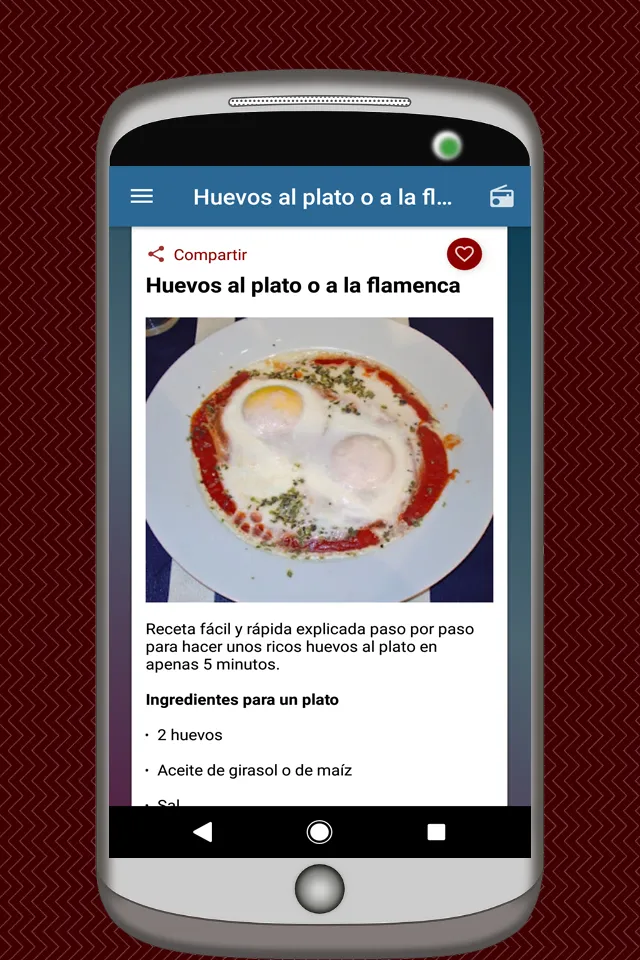 Recetas de Huevos | Indus Appstore | Screenshot